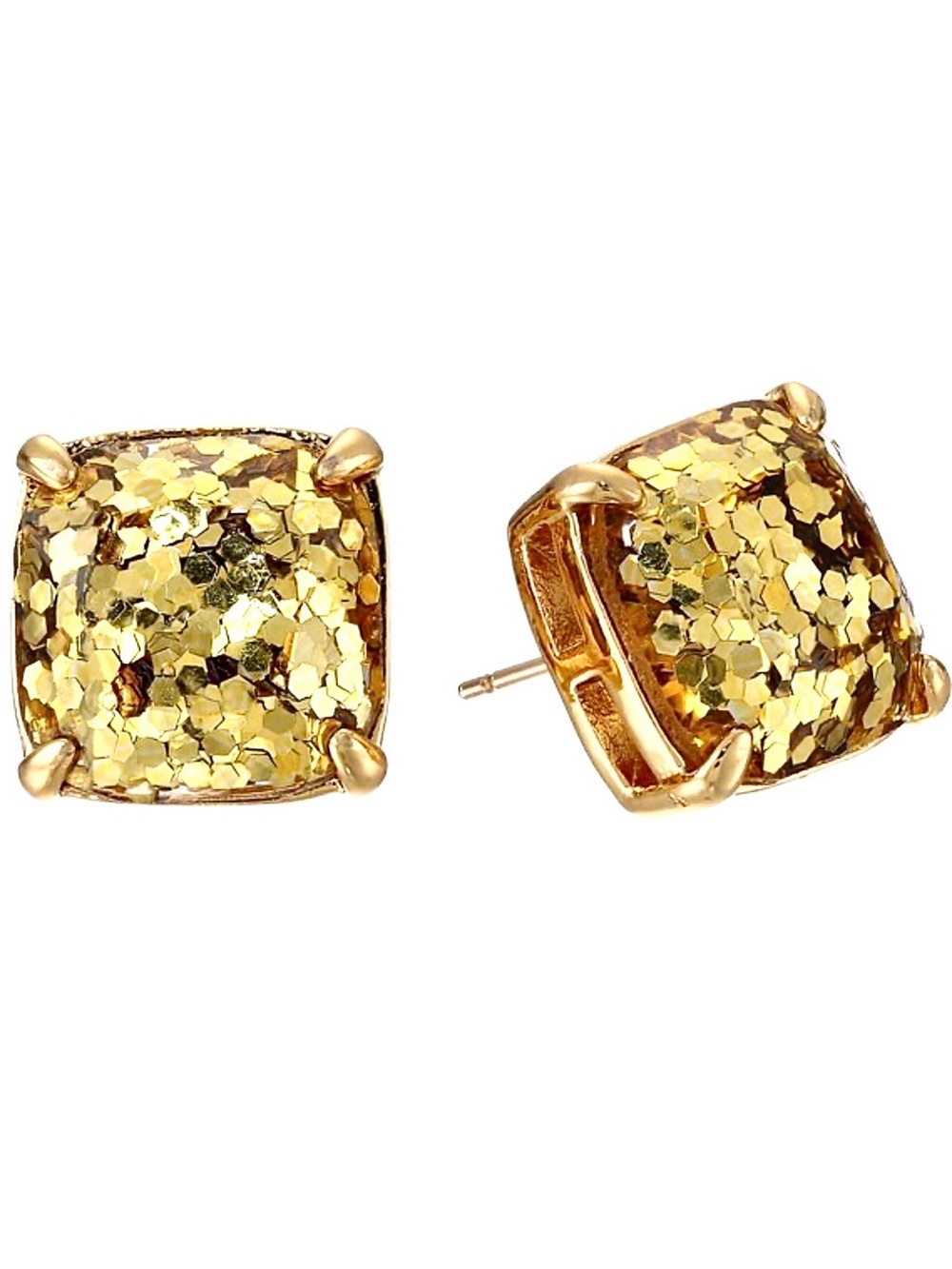 NWT kate spade
Gold Glitter
Squared Away Earrings - Picture 3 of 7